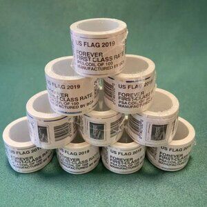 1000 usps postage forever stamps of 2019 The flag of the United States